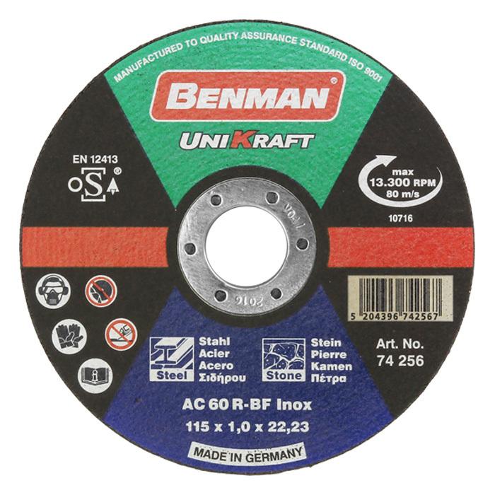 BENMAN Rezna ploča 115x1 unikraft