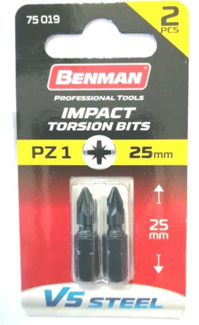 BENMAN Torzioni bit Umetni PZ 2x50