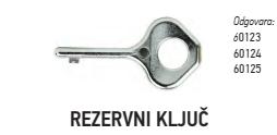 HUGO LOCKS Rezervni ključ