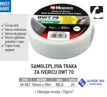 MORRIS Bandaž traka dwt 90m