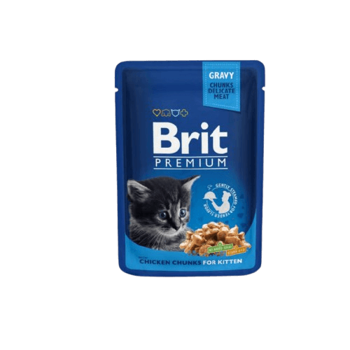 BRIT Premium-Pouch Kitten Chicken za mačiće 100 g.