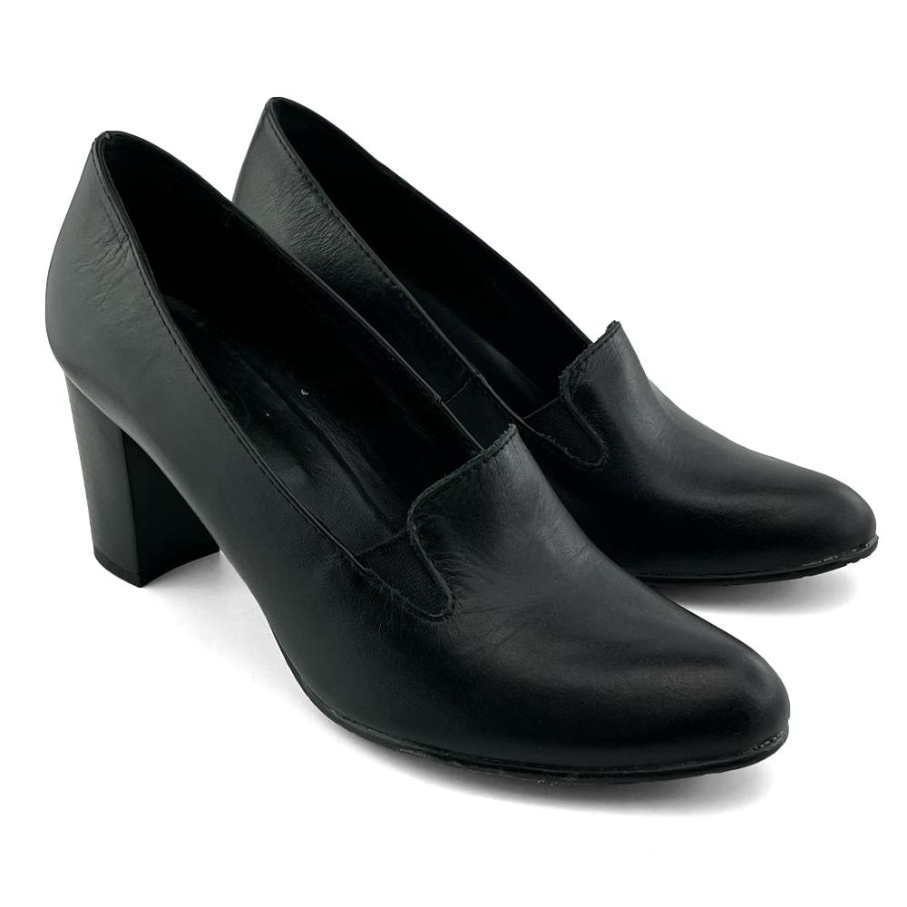 Mona obuća Ženske kožne cipele, Crne