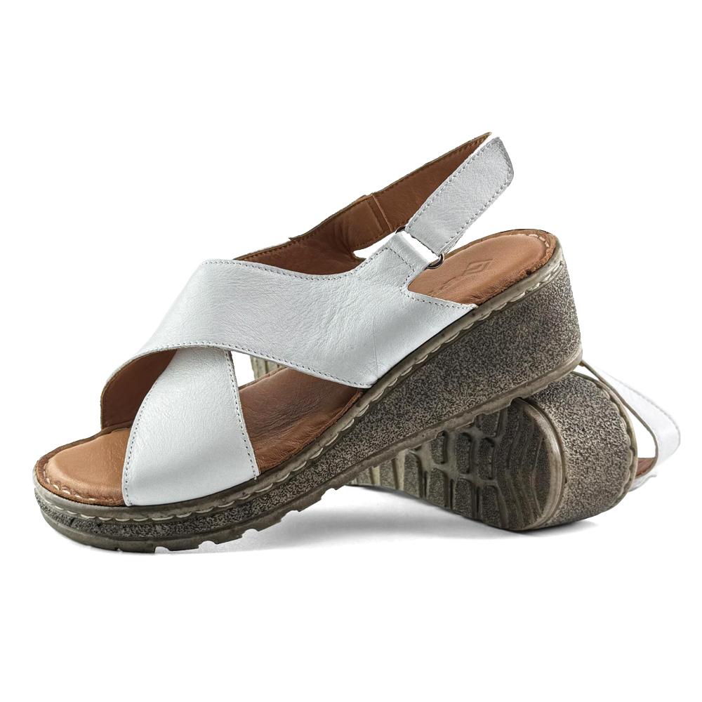 LP Fashion Ženske sandale, Kožne, Bele