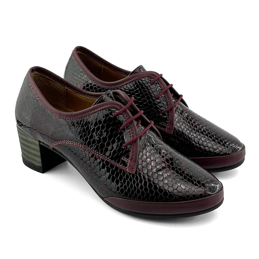 Mona obuća Ženske kožne cipele, Bordo