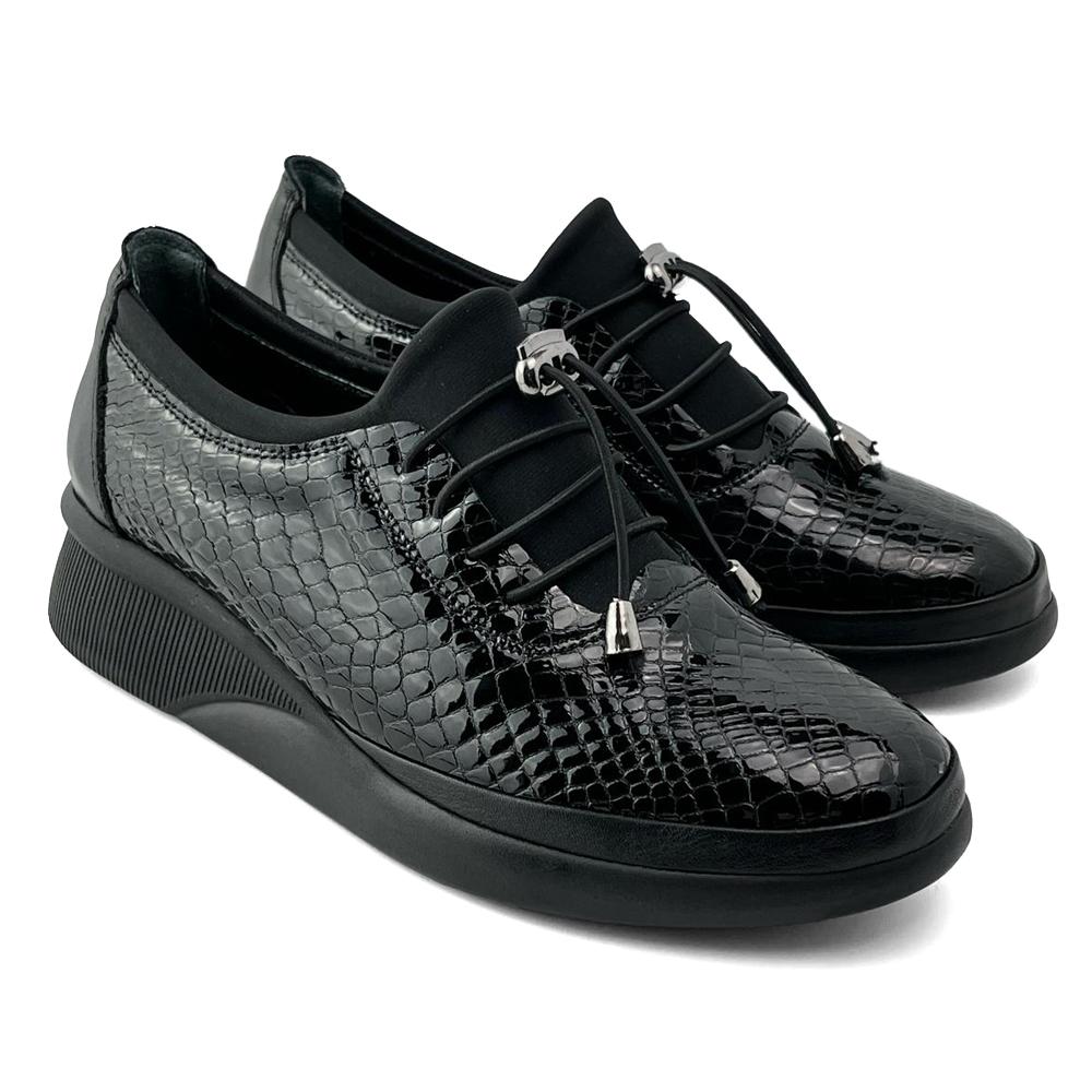 Mona obuća Ženske kožne cipele, Crne