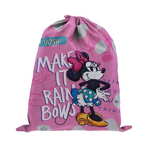 Disney Torba za fizičko za devojčice Talent Minnie Mouse Make it rainbow, Roze