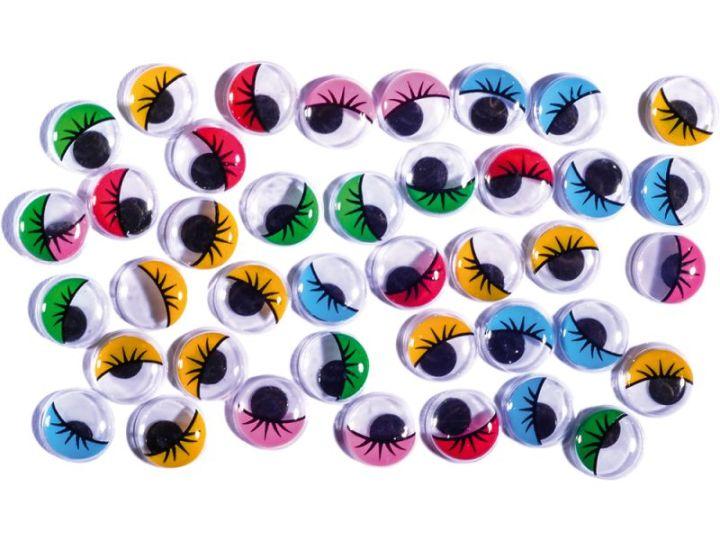 STATOVAC dekoraciјe, oči, 12 mm, 1/40, vešte oči, 137089, mešavina boјa