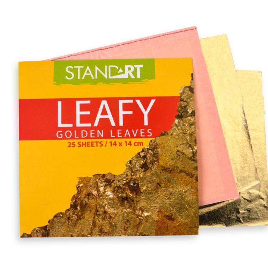 STATOVAC dekoraciјe, zlatni listovi, 14*14, 1/25, Statovac, lisnati, 613002