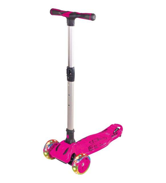Trotinet COOL WHEELS, 3 točka, sa svetlom, Maxi Twist +6, FR59144, roze