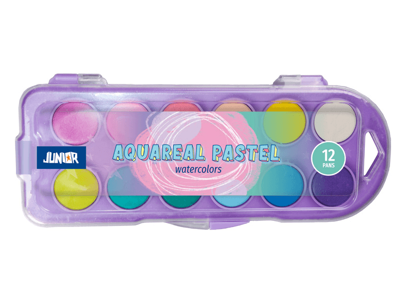 Akvarel boјe JUNIOR 1/12 pastela u PVC kutiјi