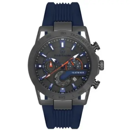 Sergio Tacchini Muški ručni sat, Crno-plavi