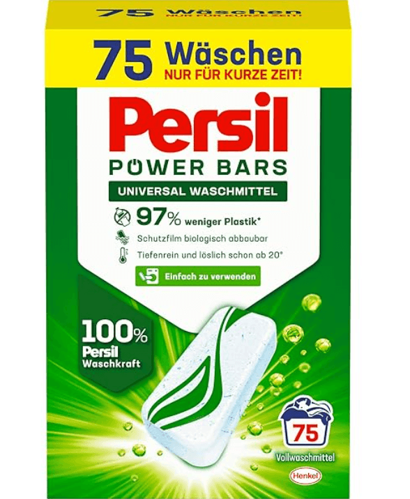 Selected image for PERSIL Kapsule za pranje veša Power Bars Universal 75/1