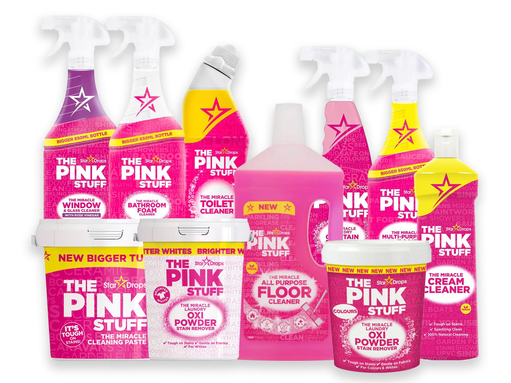 THE PINK STUFF Magični paket kućne hemije, 10 proizvoda