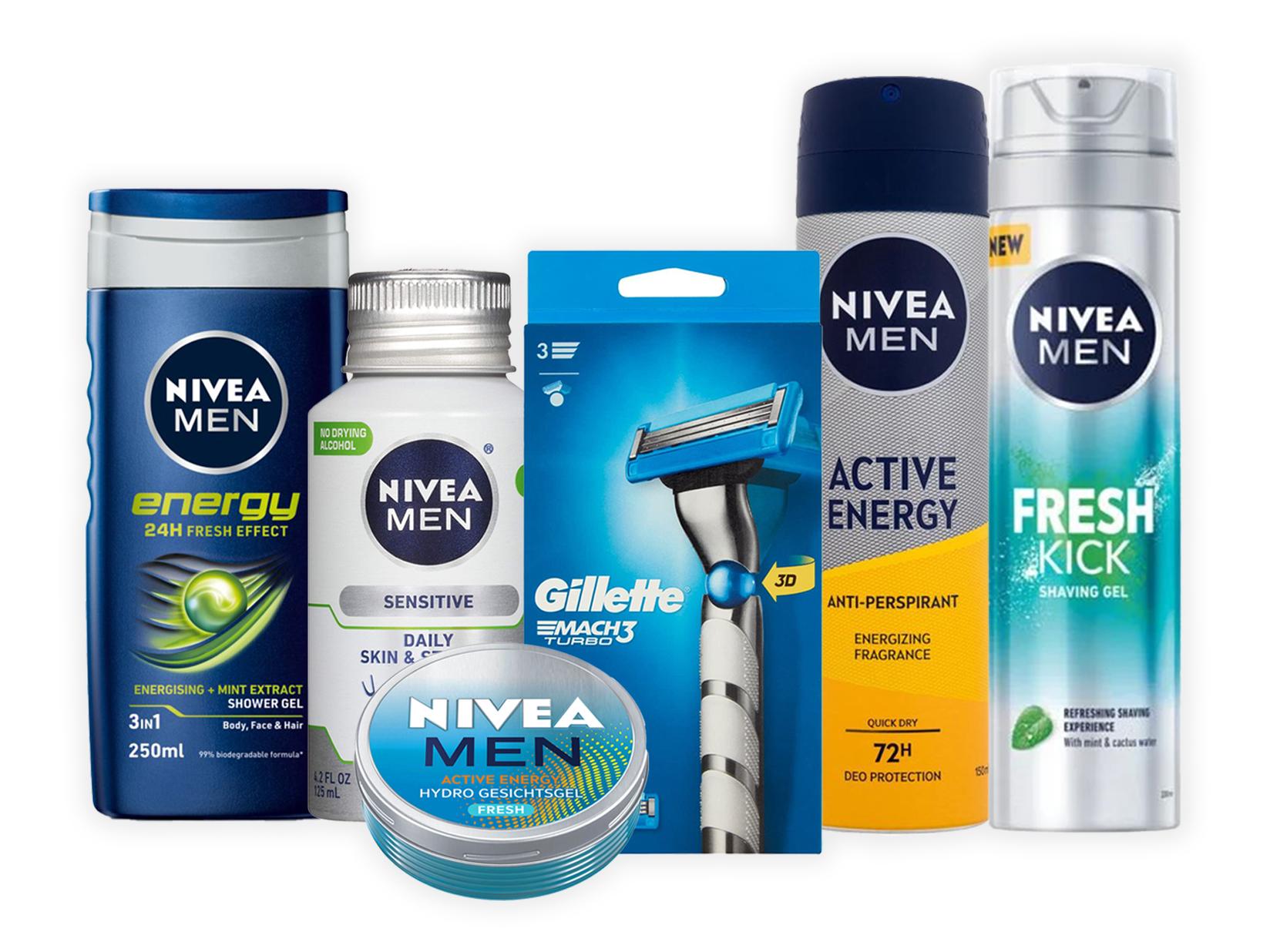 NIVEA Men Fresh Active Energy Set za muškarce, 6 proizvoda
