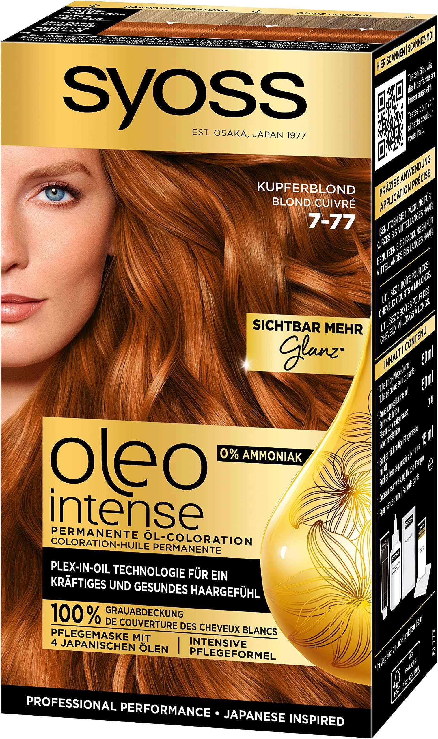 Syoss Oleo Intense Farba za kosu, Red Ginger 7-77