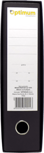 OPTIMUM Registrator A4 Normal sivi