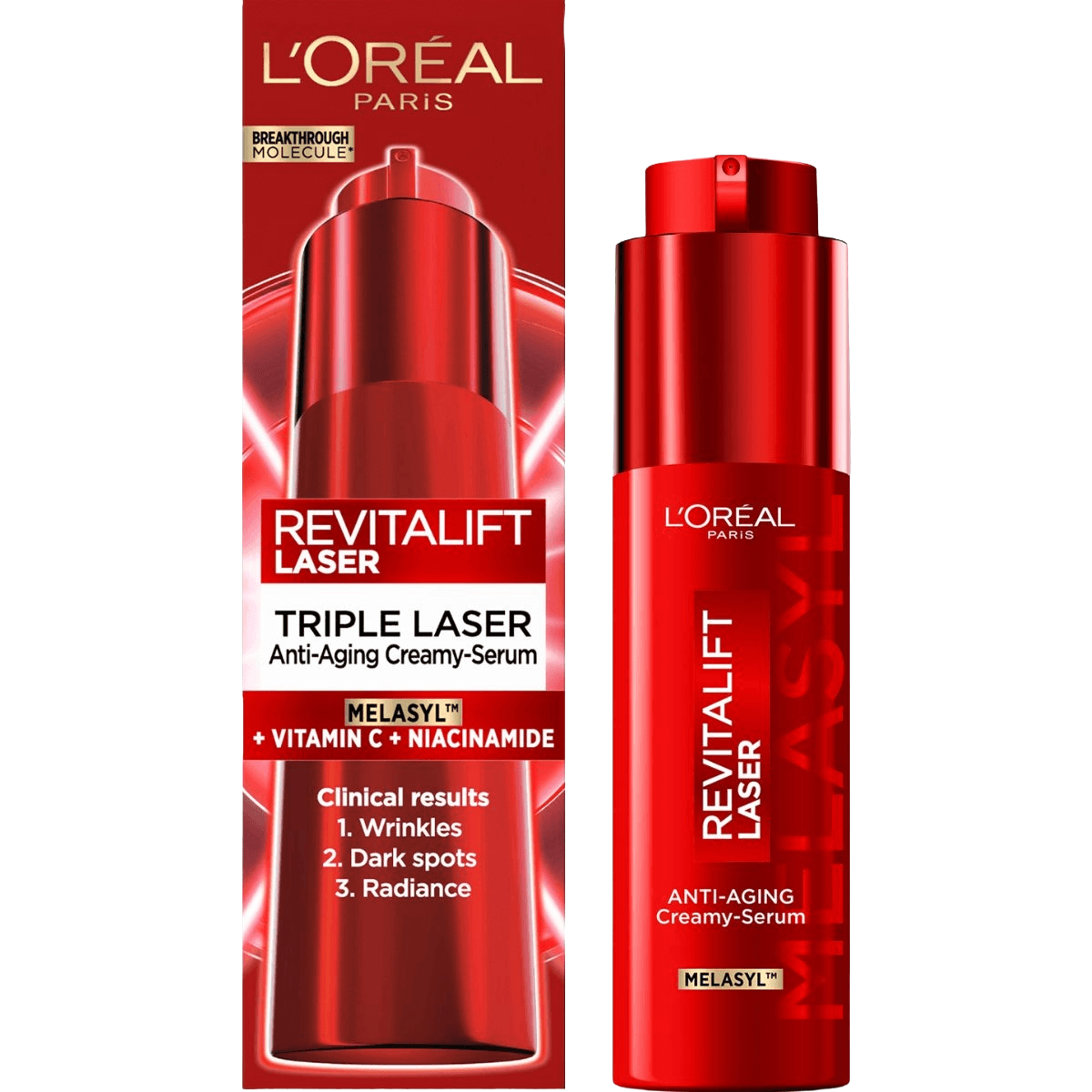 L'Oreal Kremasti serum Revitalift Laser triple laser