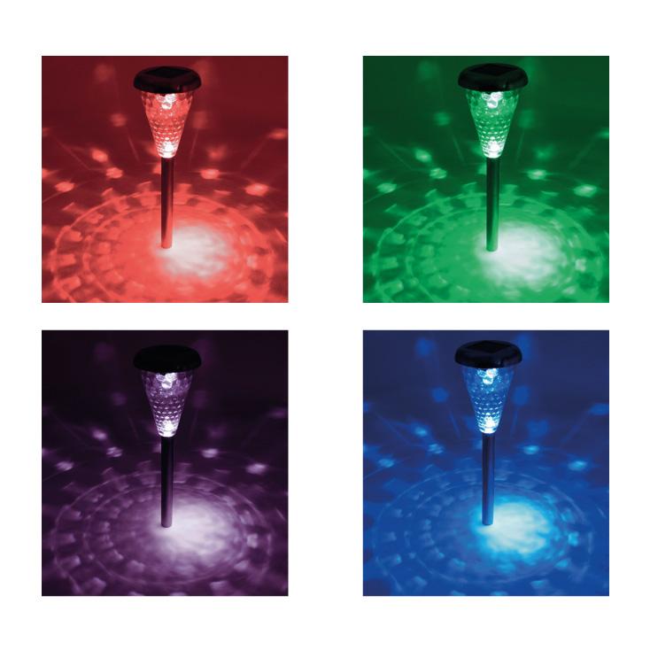 Selected image for HOME Set solarnih baštenskih lampi u boji 4 komada MX811/4