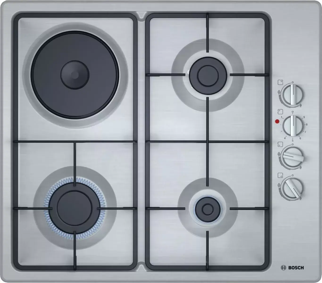 Selected image for Bosch Serija 2 Ugradna ploča za kuvanje, Kombinovana, Srebrna