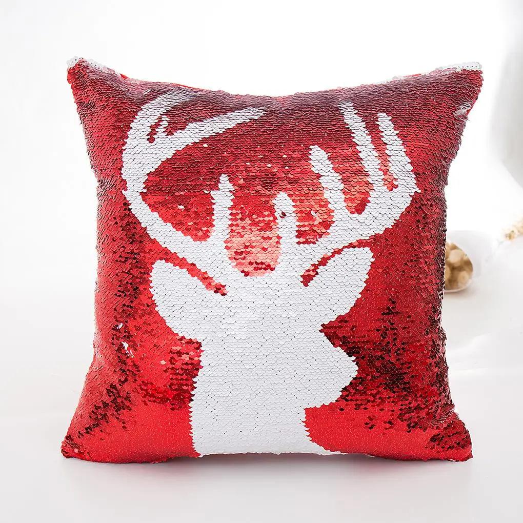 Amor - Decor New Year Dekorativna jastučnica, 40 x 40 cm, Crveno - bela