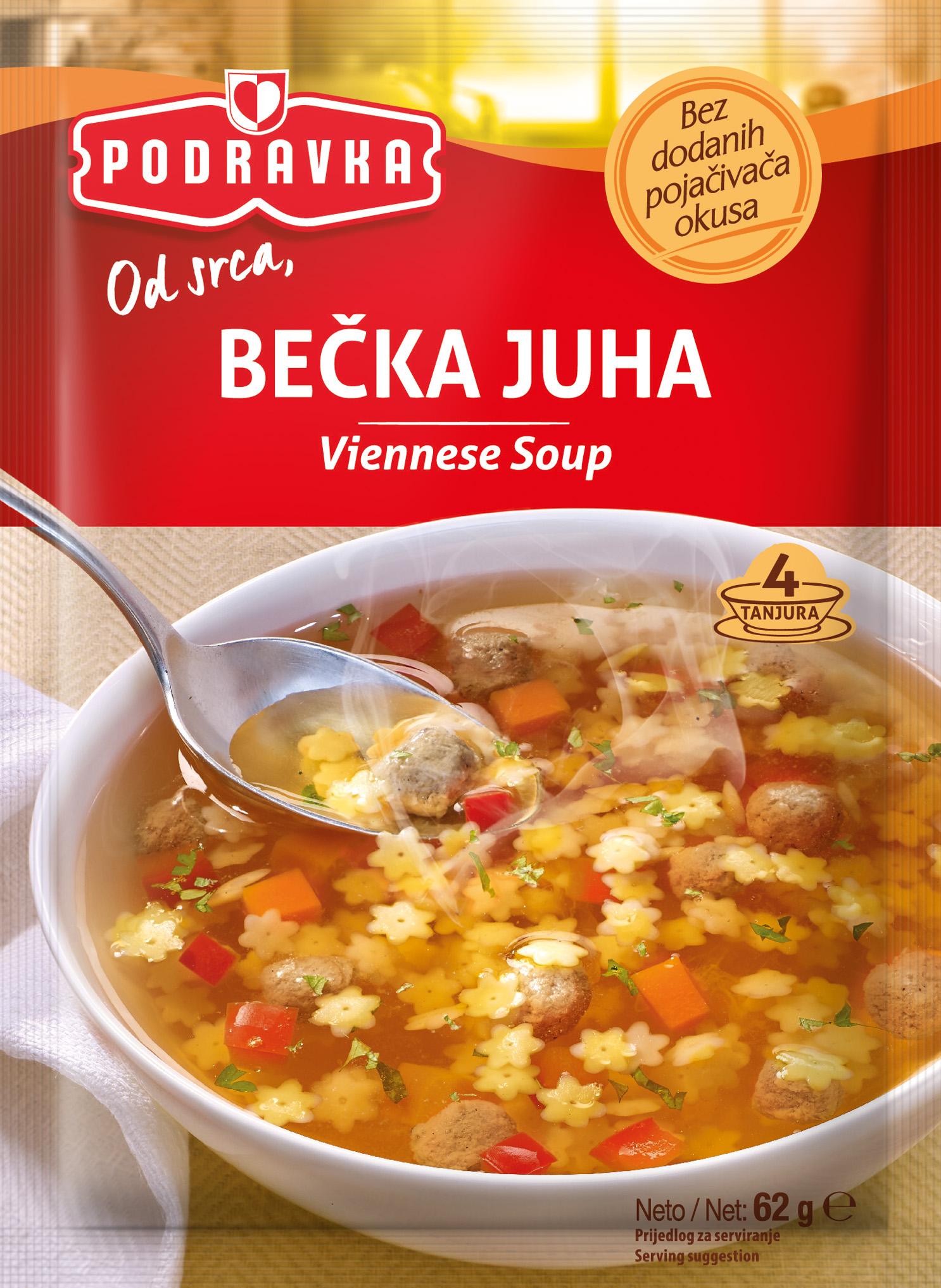 PODRAVKA bečka supa 62g