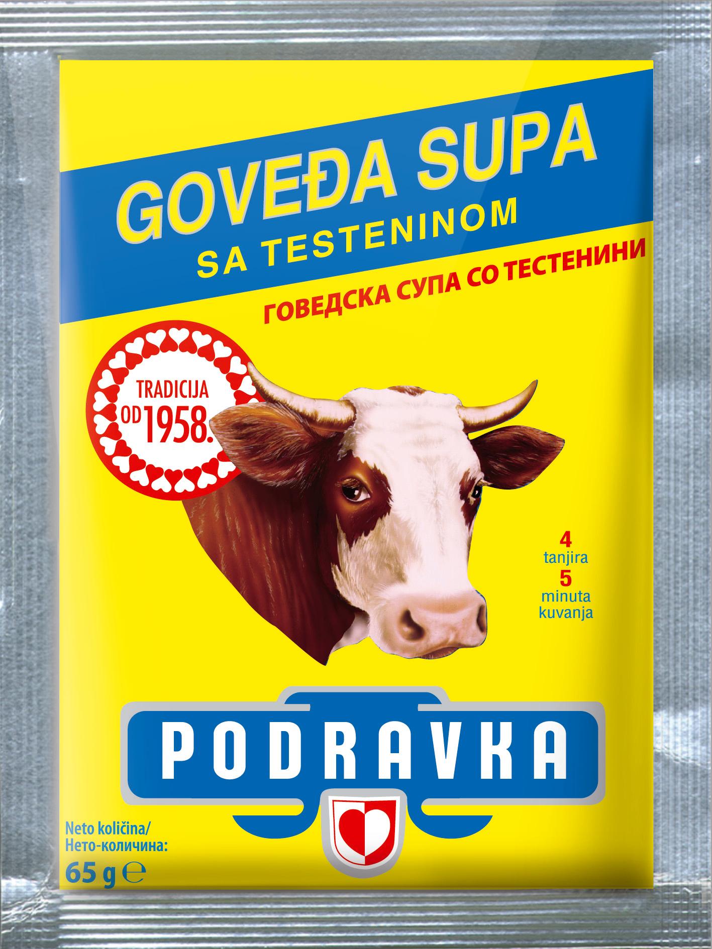 Selected image for PODRAVKA Goveđa supa sa testeninom 65g