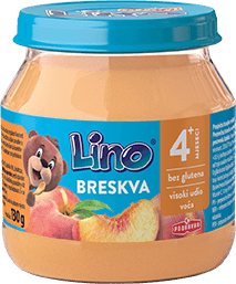 LINO kaša sa ukusom breskve 130 g