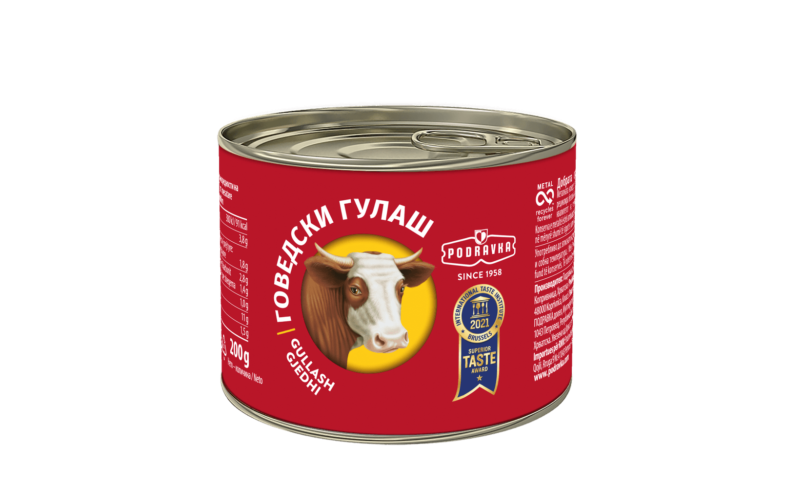 PODRAVKA Goveđi gulaš 200g