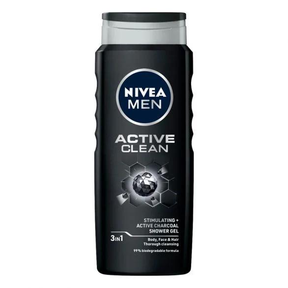 NIVEA MEN Gel za tuširanje Active Clean, 500ml