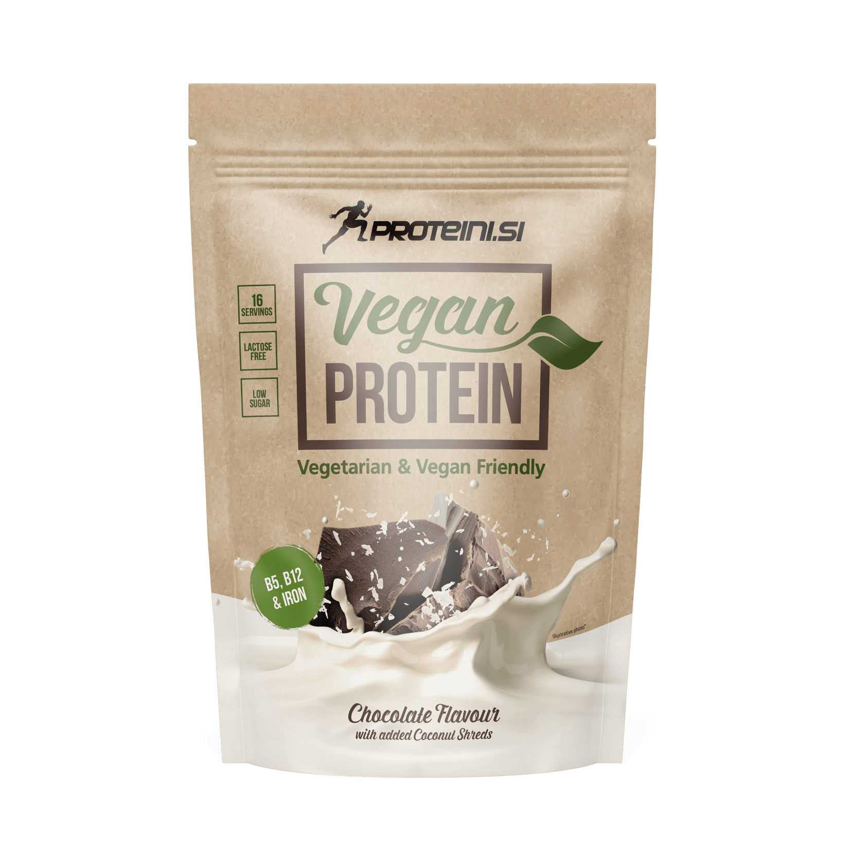 PROTEINI.SI Vegan Protein - Čokolada sa kokosovim mrvicama 500g
