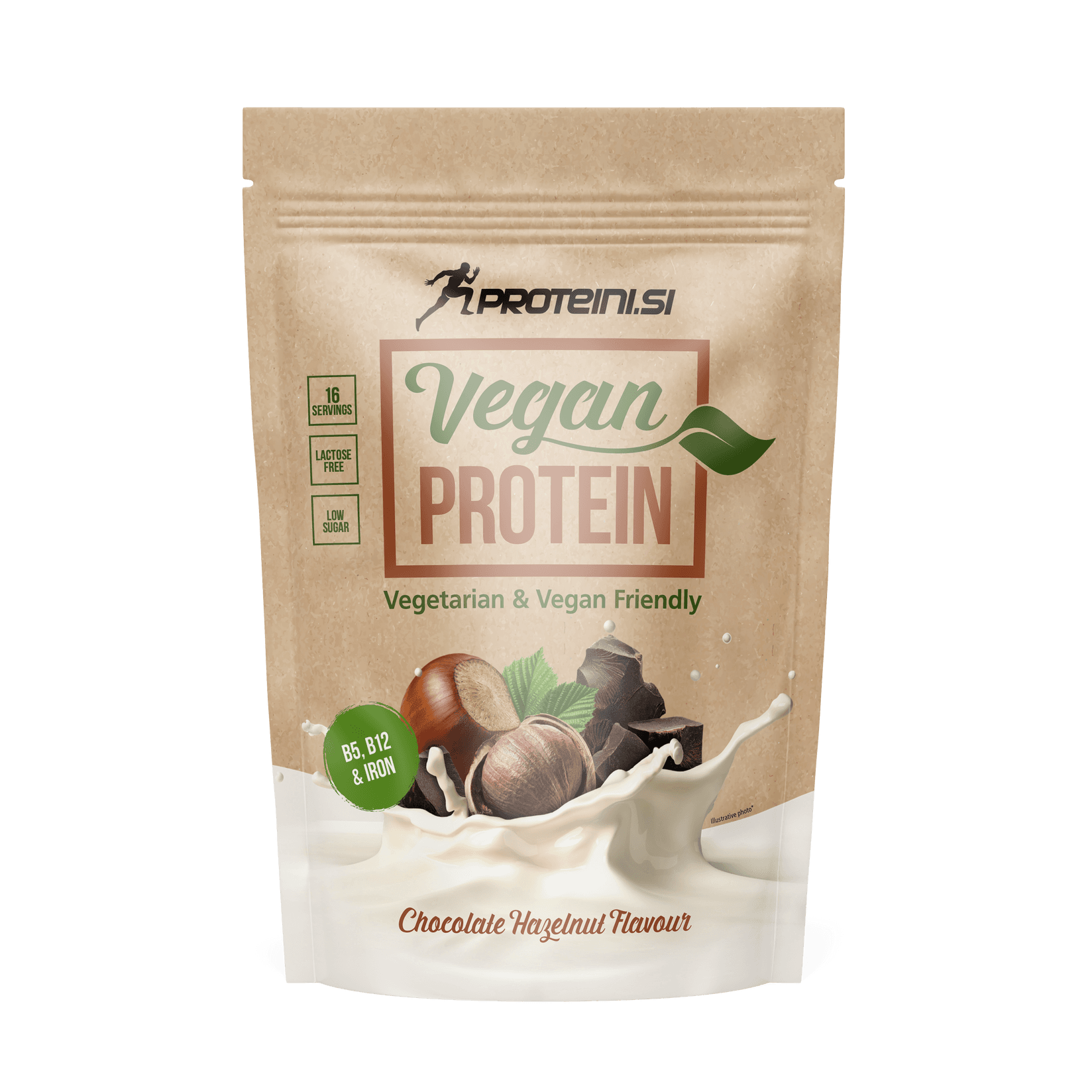 PROTEINI.SI Veganski proteini - Čokolada sa lešnikom 500g