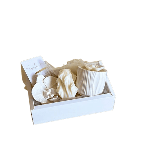 Marfeja Gift Shop Poklon Set Dve Orhideje, Beli