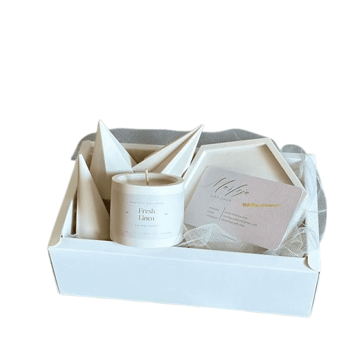 Marfeja Gift Shop Poklon Set Držači Za Prstenje, Beli