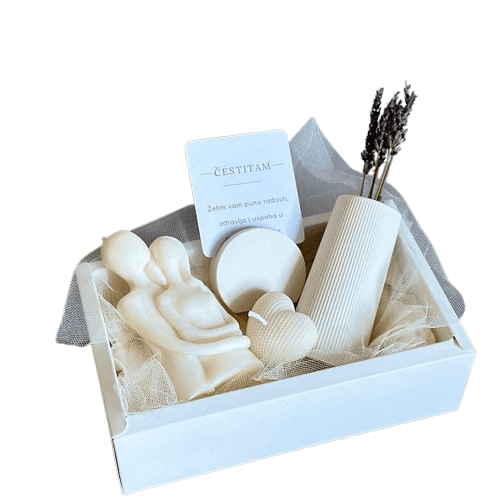 Marfeja Gift Shop Poklon Set Zagrljaji, Beli