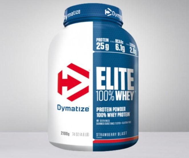 DYMATIZE Protein Elite 100% Whey, Jagoda, 2.1kg