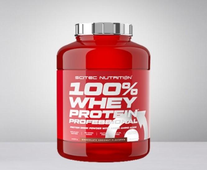 Scitec Nutrition Protein 100% Whey Professional, Čokolada-kokos 2,35kg