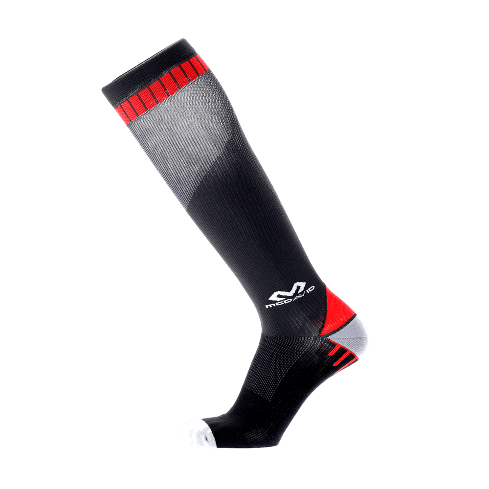 MCDAVID Kompresione čarape, Crno-crvene