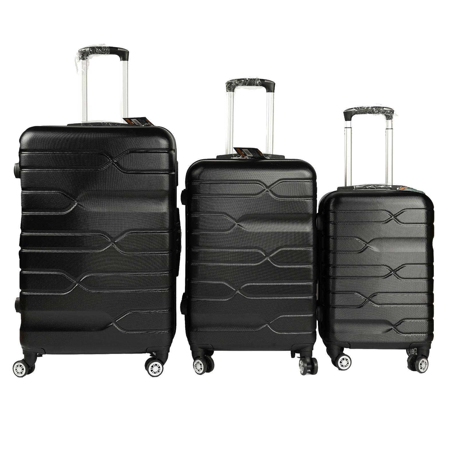 Kick Enjoy Set kofera Canaria, 3 komada, Crni