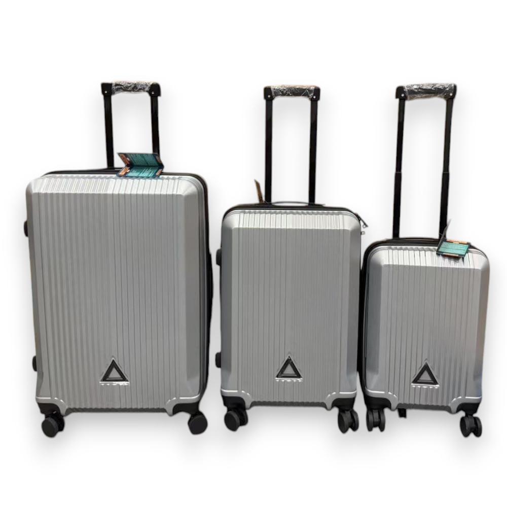 Kick Enjoy Set kofera Bermud, 3 komada, Sivi