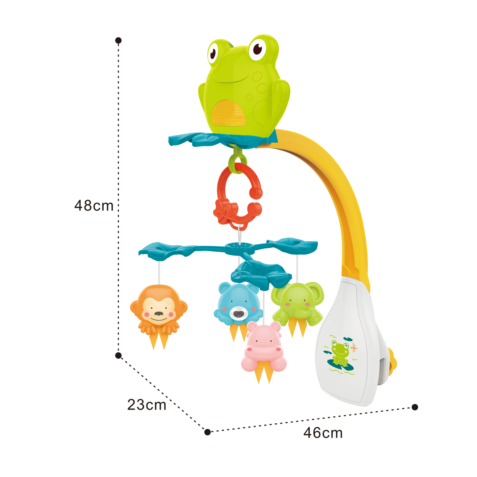 HUANGER Vrteška uspavalica sa svetlima i muzikom, 0m+