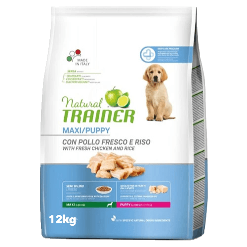 TRAINER Briketi za štenad sa ukusom piletine Natural, 12kg