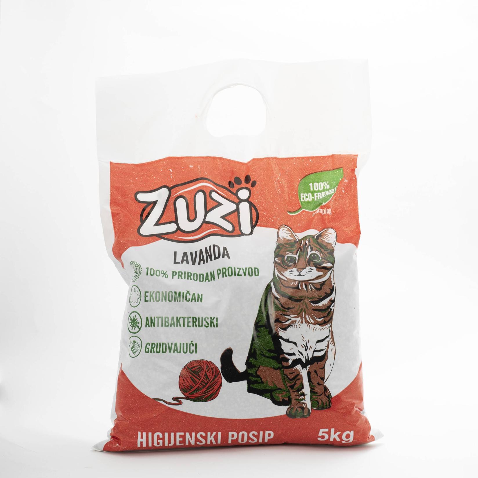 ZUZI Posip za mačke sa aromom lavande, 5kg