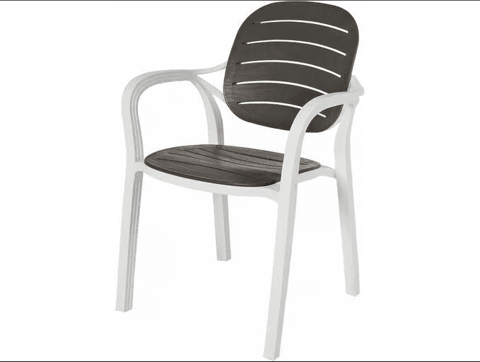 Stolica Rumba  Antacit-bela