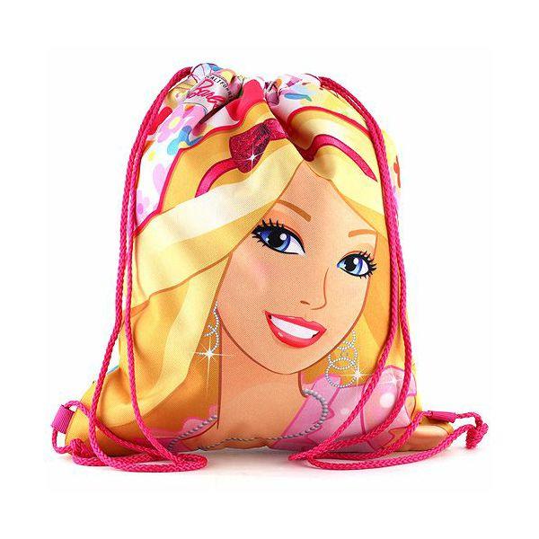 Vrećica za sportsku opremu za devojčice Barbie favorit, Roze