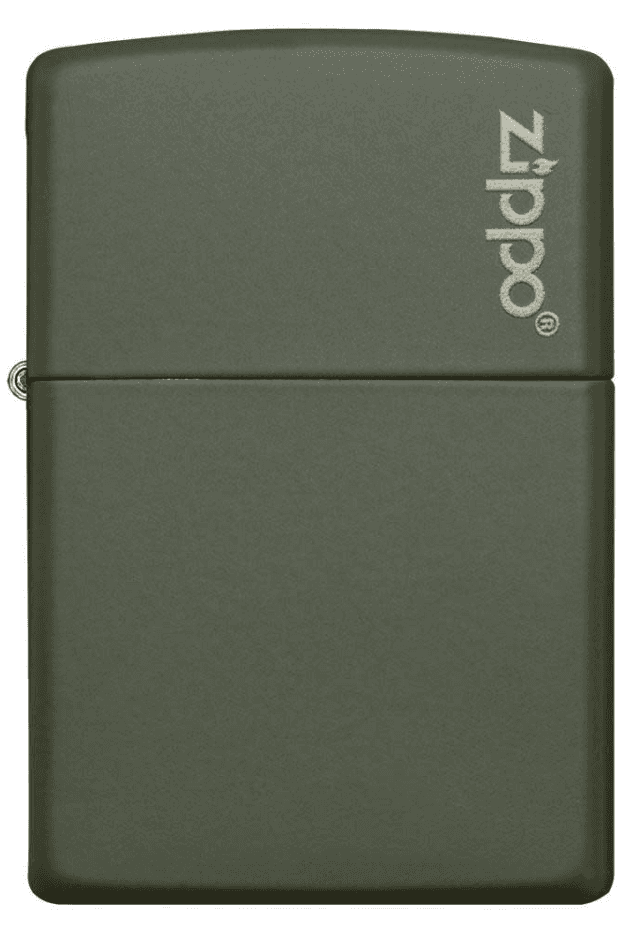 ZIPPO Upaljač GREEN MATTE + ZIPPO LOGO