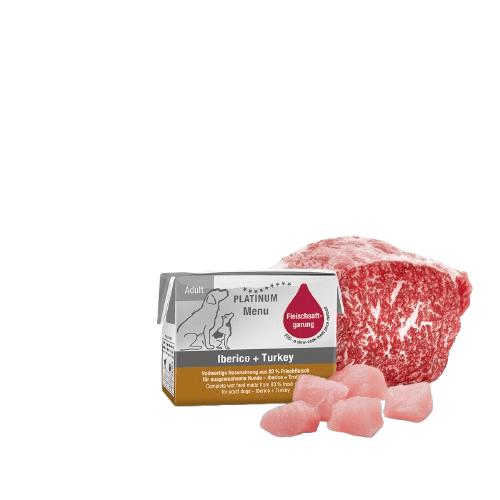 PLATINUM Hrana za pse Menu Iberico+Turkey, 90g