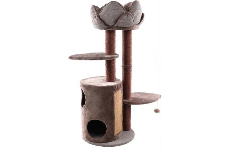 FLAMINGO Penjalica za mačke Lotus, 48x48x100cm, Braon