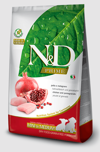 N&D Hrana za pse Prime Puppy Mini & Medium Chicken&Pomegranate, 7kg