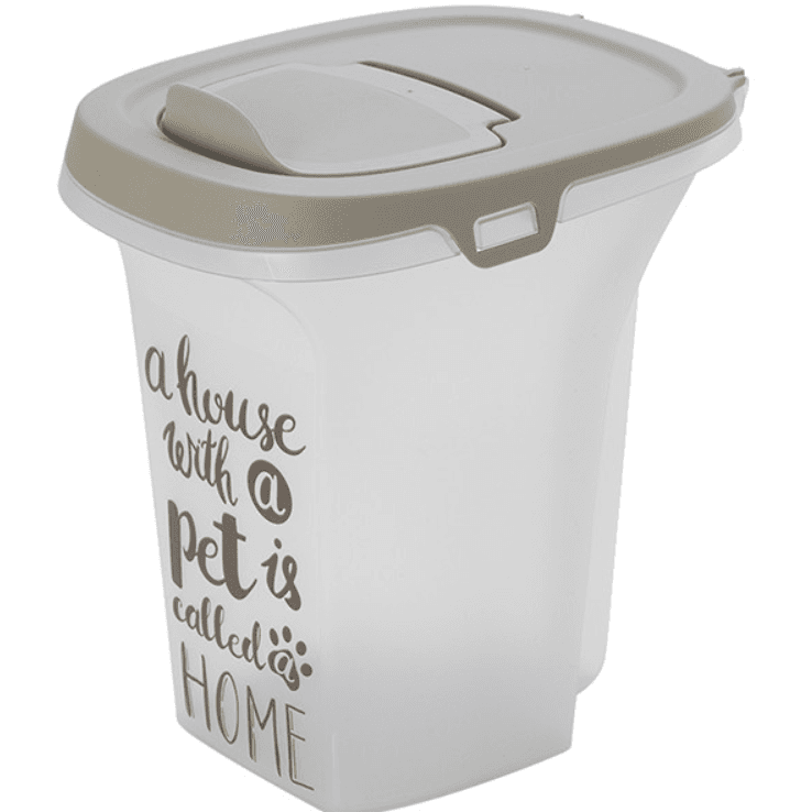 MODERNA Kantica za čuvanje granulirane hrane Trendy Story Pet Wisdom, 6l, Sivo-bela