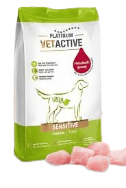 PLATINUM Suva hrana za pse sa osetljivim stomakom VetActive Sensitive, Ćuretina, 1.5 kg